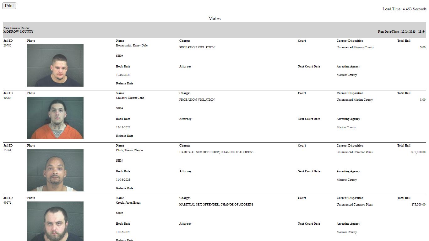 New Inmate Roster - JUSTICE DATA SOLUTIONS, INC.